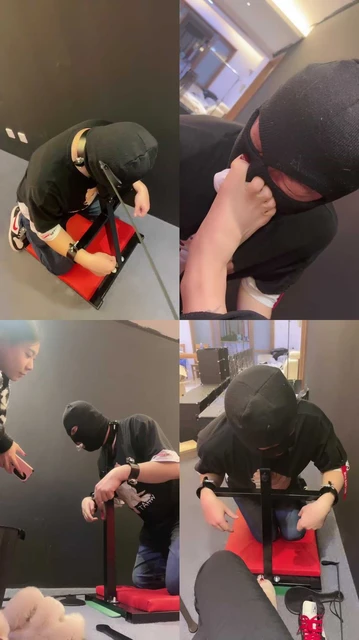 【初见】袜子塞嘴固定囚禁口嗨狗