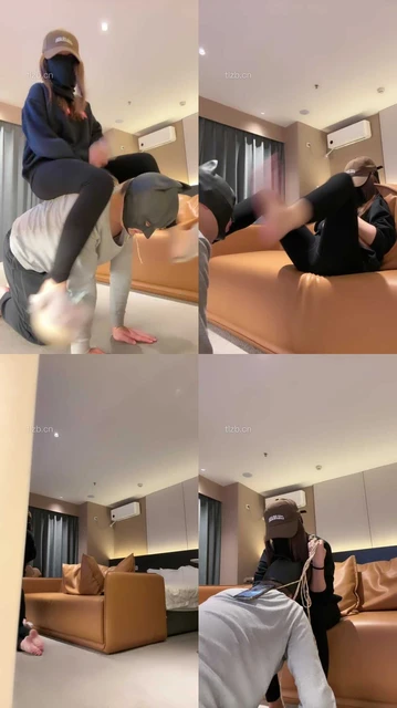 【小冷猫】骑马/踩狗爪/绳子拴狗脖/踩踏