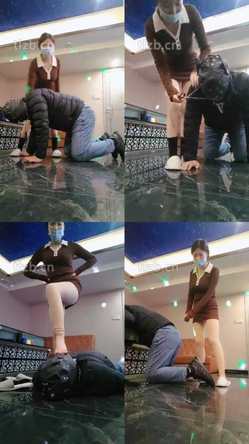 【梓晨】澳门KTV虐狗-骑脖转胯/黑棉袜捂脸/踩踏/喂口水