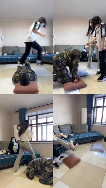 【精神小妹】素人学生S-人体跑步机