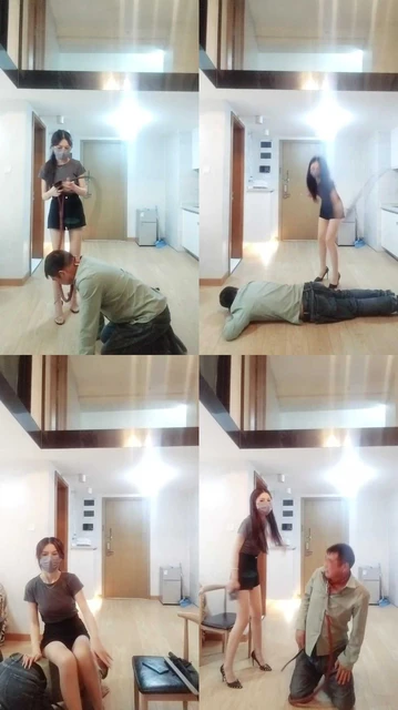 【泡芙】短靴+高跟踩踏/重度鞭打【双视角版】