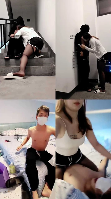 【高兴儿】户外楼道咬乳专场