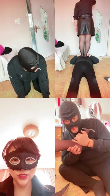 【佳琪】黑丝脚全体重踩踏/骑马