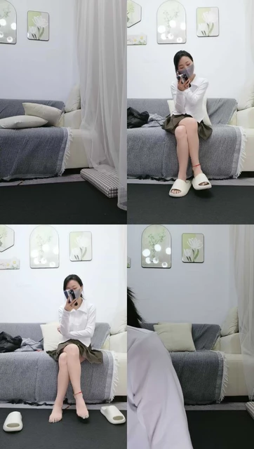 【安安】裸足全体重踩踏