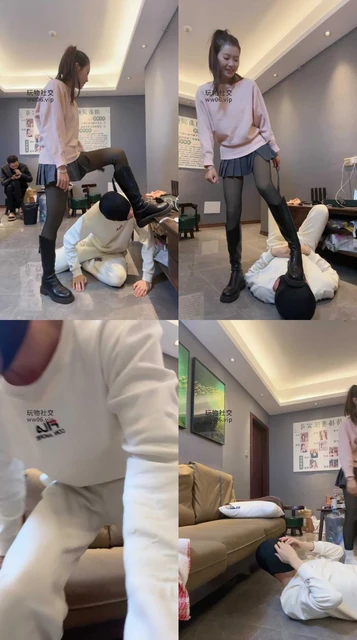 【狗哥】舔脏靴子/脚耳光/坐脸窒息/毁容式踩脸