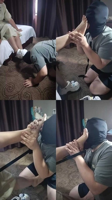 【钰儿S】舔脚，口水，玩狗