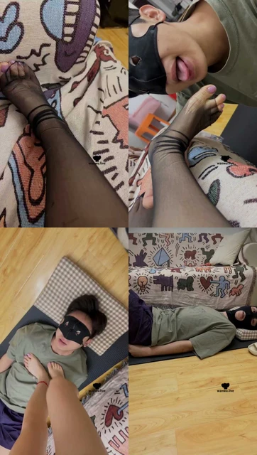 【安乐】黑丝裸足恋足狂舔/全体重踩踏