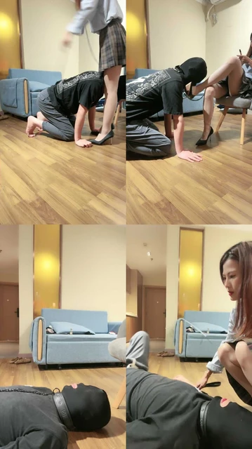 【安主子】高跟肉丝踩踏/sp/踢裆/喝圣水/脚深喉