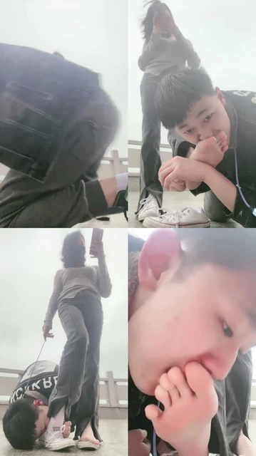 【强抚】爬山户外遛狗/舔白袜脚