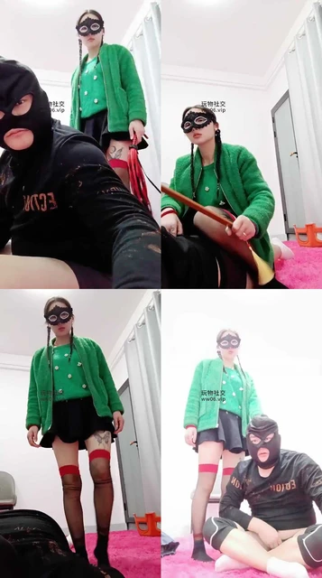 【姗姗】高跟黑丝踩/鞭打