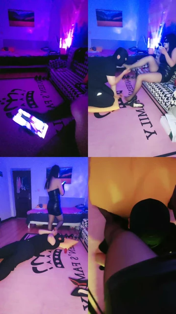 【雪儿】高跟黑丝美腿诱惑虐