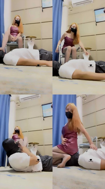 【魔鬼天使】黑丝高跟踩虐狂舔/骑马狗爬/坐脸窒息【双视角版】