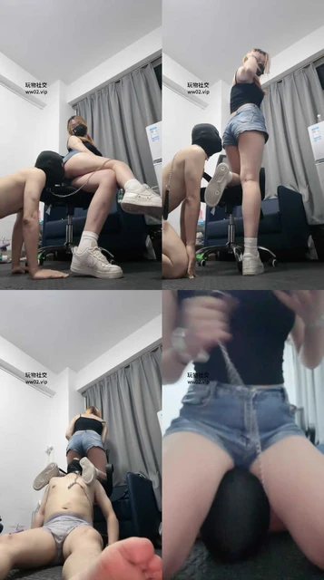 【雯雯】坐脸窒息/小白鞋棉袜气味辱