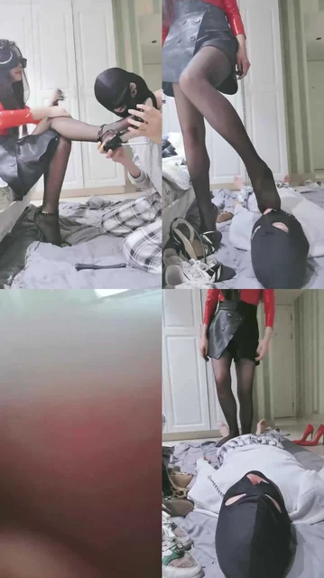 【冰姬大人】黑丝高跟御姐欺负奶狗