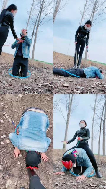 【古筝少女】户外虐跟踪狂-骑马/鞭打/提档/赏赐圣水【上】