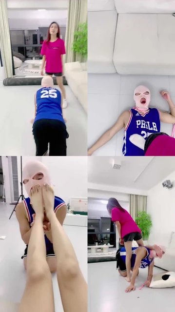 【术术】超脏运动鞋白袜辱/遛狗踩踏/骑马转胯/全体重踩踏