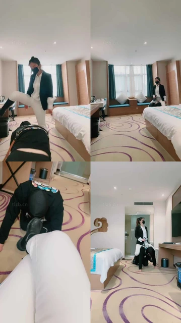 【语阳】骑马狗爬驯化-赏赐脏鞋黑丝脚