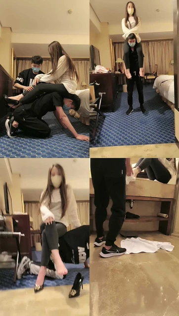 【舞池大大】双奴-物化座椅/鞭打/高跟碾压踩/胯下辱