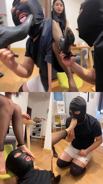 【薄荷S】臭脚窒息/踩喂食/夹狗舌/口吐喂食