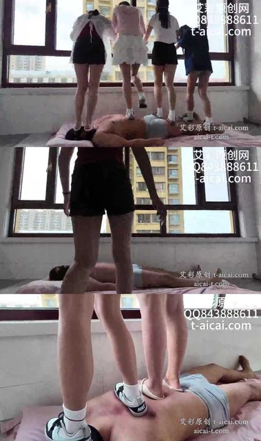 【未知女主】4女生全力残忍跺跳