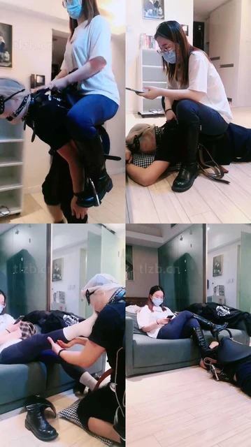 【甜音】犬化马化训练-马鞍骑二脚奴隶马