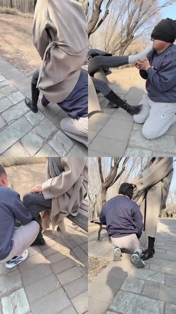 【苒溪】公园遛狗-骑马提档/耳光口水/舔鞋/磕头转胯/皮鞋踩狗头