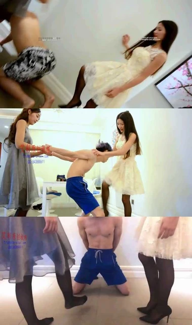 【HPL栖心之栈】【夏芙】【芷晴】夏芙、芷晴黑丝踢踹双奴