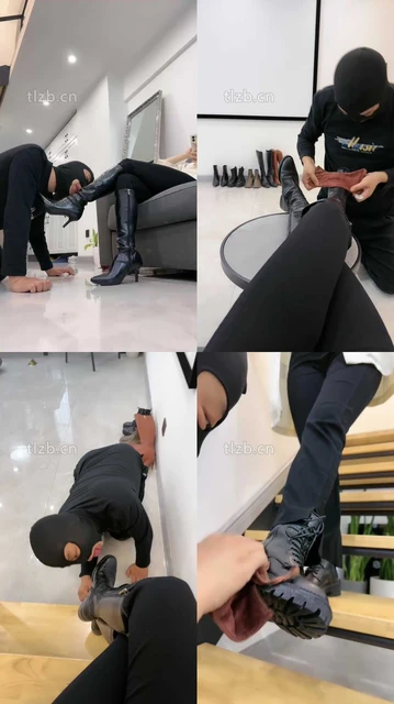 【辣姐】狗舌头舔鞋油保养7双皮靴