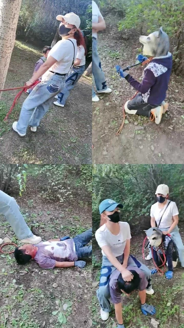 【魔鬼天使】双S户外训狗犬化