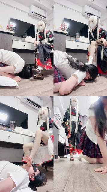 【奶味小仙女】和服大小姐玩弄JK女同学