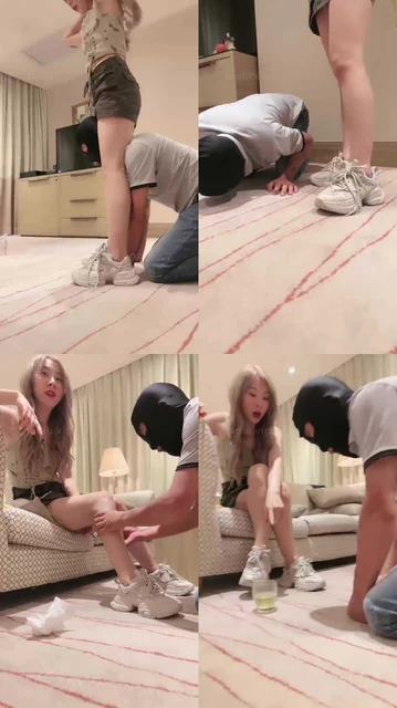 【梦樱】白鞋棉袜-骑马/耳光/罚跪头顶物品/踩踏喂食