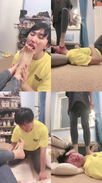 【鹿梦兮】脚奴的下贱生活