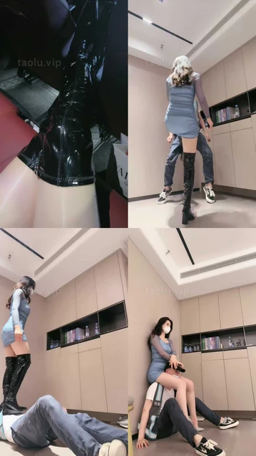 【禾未】暴力虐废物代驾-长靴+高跟-踢跺裆/踩踏深喉