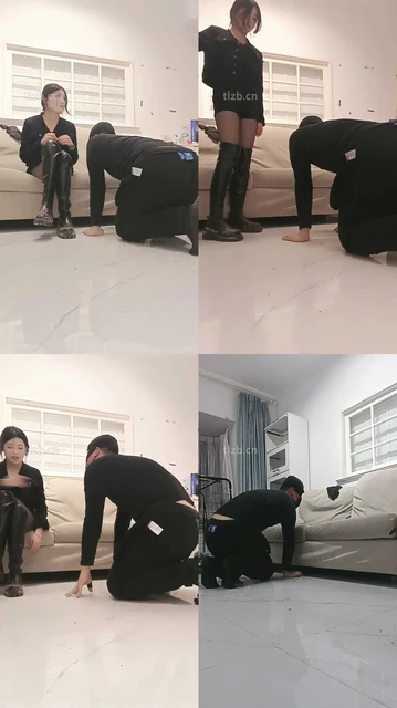 【玥悦】双S-舔脏长靴/鞭打/耳光【双视角版】