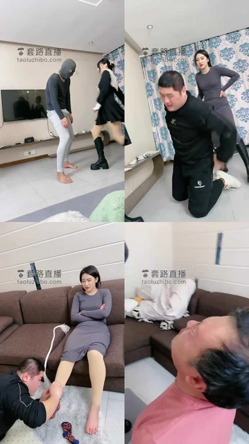 【麋鹿银儿】双S美女素人与众不同的踢裆场
