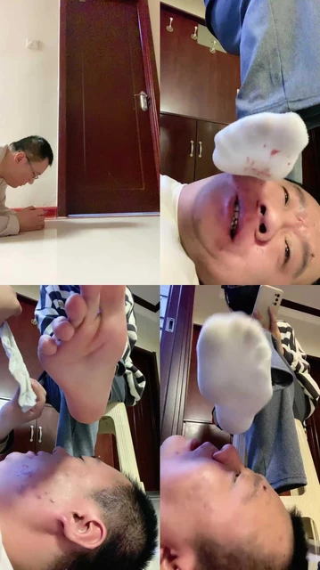 【申小悦】闻超臭白袜/拖鞋碾压/圣水奖励/吃口水