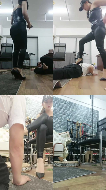 【咩主】重度耳光/嘴叼高跟/转胯/高跟踩踏碾压