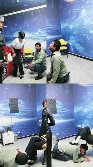 【天韵女皇】双S-跪求主人打耳光【双视角版】