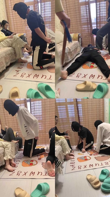 【学生双主】双主VS双奴-踩踏/踢踹/鞭打耳光