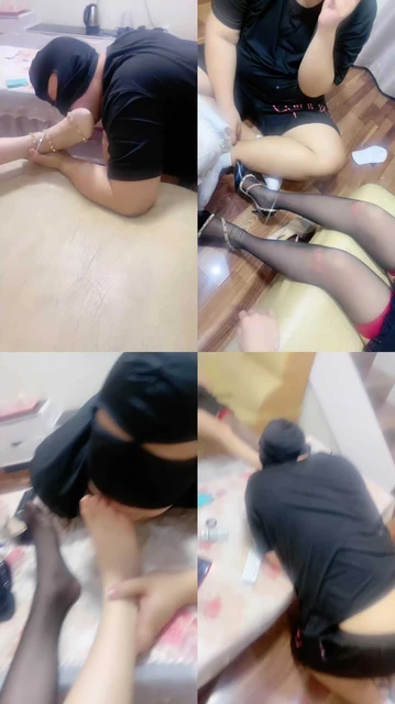 【开发素人】双S-黑丝铆钉高跟玩虐/掐脖窒息