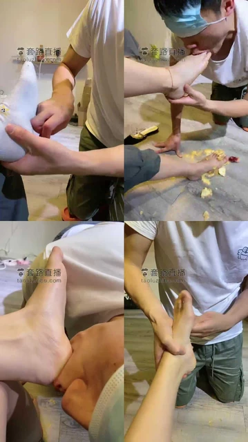 【骨精精】清理脏鞋底/脚喂食