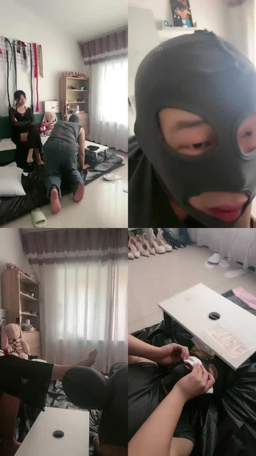 【暴荔姐姐】闻棉袜/踩踏喂食/叼鞋/恋足舔
