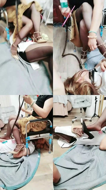 【乐爷】女总裁暴力虐打CD奴