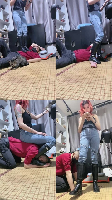 【冰诺】长靴全体重踩老狗