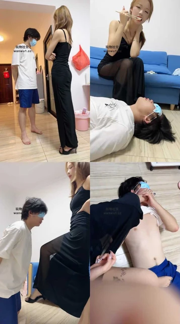 【娜娜】抽耳光/清理脏鞋底/口吐喂食/转胯臭脚捂脸