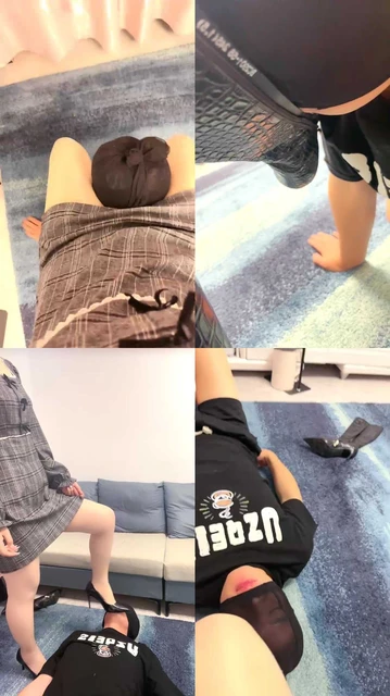 【婉婷殿下】骑马转胯/强制闻长靴肉丝脚/清理脏鞋