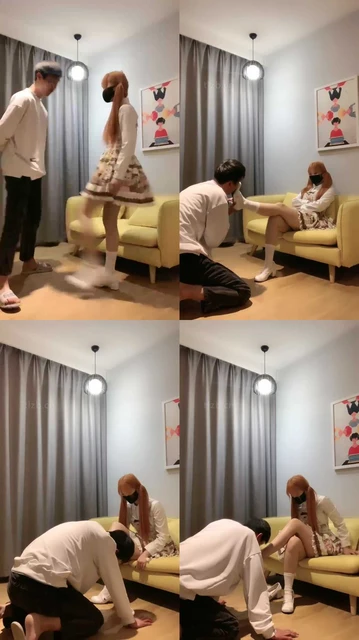 【栗子】cos女神-白袜提档/抽耳光/舔脏鞋底/踩狗爪