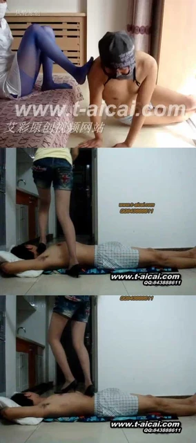 【小妮女主】蓝色丝袜护士装-戏弄蹂躏+小跟鞋毯子身上蹦迪！