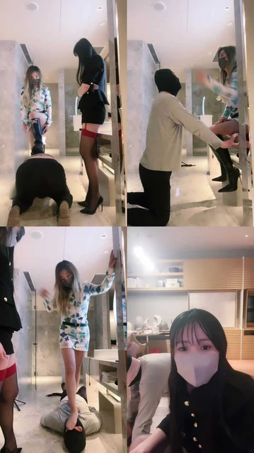 【梦樱】双S-长靴-高跟踩踏/肉坐垫/耳光/腿绞窒息【双视角版】