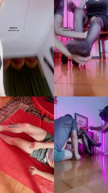 【魔鬼天使】打手心/黑丝高跟美腿玩虐